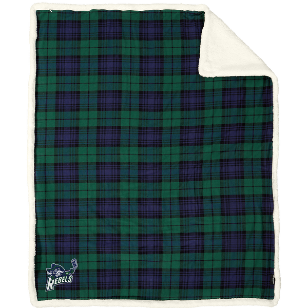 Kensington Valley Rebels Flannel Sherpa Blanket