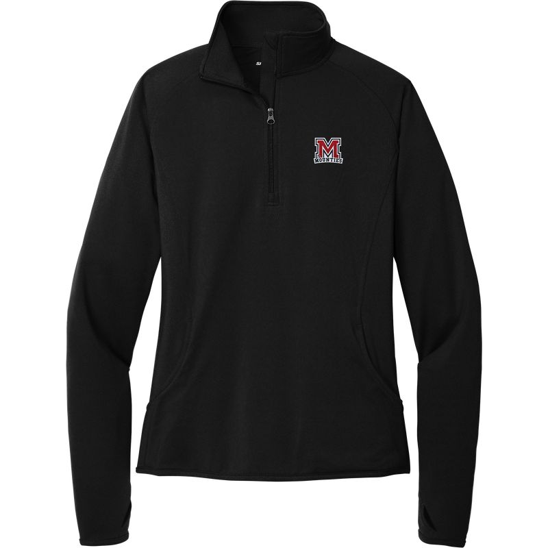 Jr. Mounties Ladies Sport-Wick Stretch 1/4-Zip Pullover
