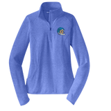 BagelEddi's Ladies Sport-Wick Stretch 1/4-Zip Pullover