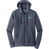 Kensington Valley Rebels New Era Tri-Blend Fleece Full-Zip Hoodie