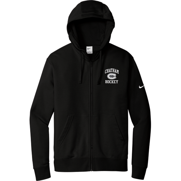 Chatham Hockey Nike Club Fleece Sleeve Swoosh Full-Zip Hoodie