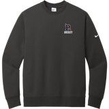 Powers Hockey Nike Club Fleece Sleeve Swoosh Crew